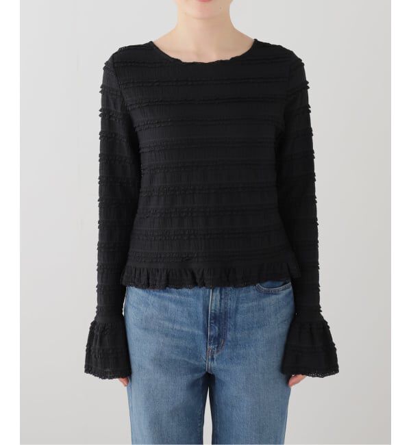  「【洗える】Mewl / ミュール ミニフリル2WAYカーデ」|カーディガン|