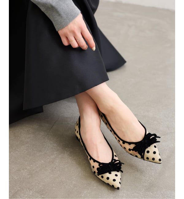  「《追加予約》ポインテッドチュールメニーリボンフラット」|その他|