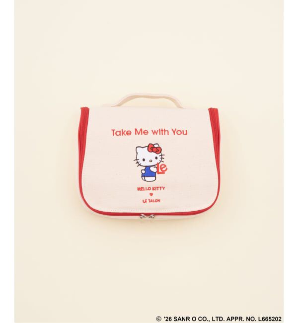  「Sanrio characters&times;LE TALON トラベルポーチ」|ポーチ|レッド