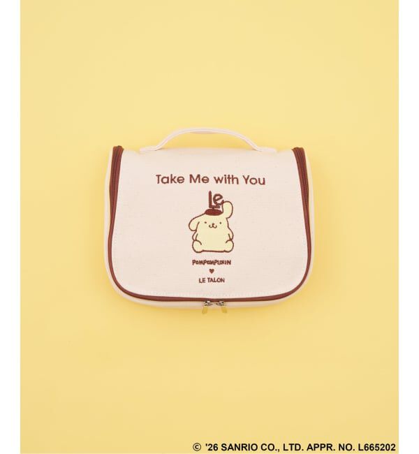  「Sanrio characters&times;LE TALON トラベルポーチ」|ポーチ|イエロー