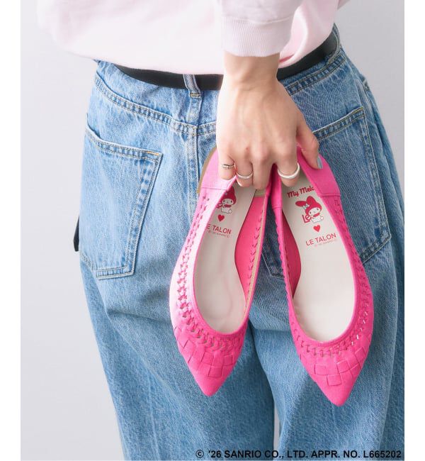  「Sanrio characters&times;LE TALON ポインテッドサシメッシュフラット」|その他|
