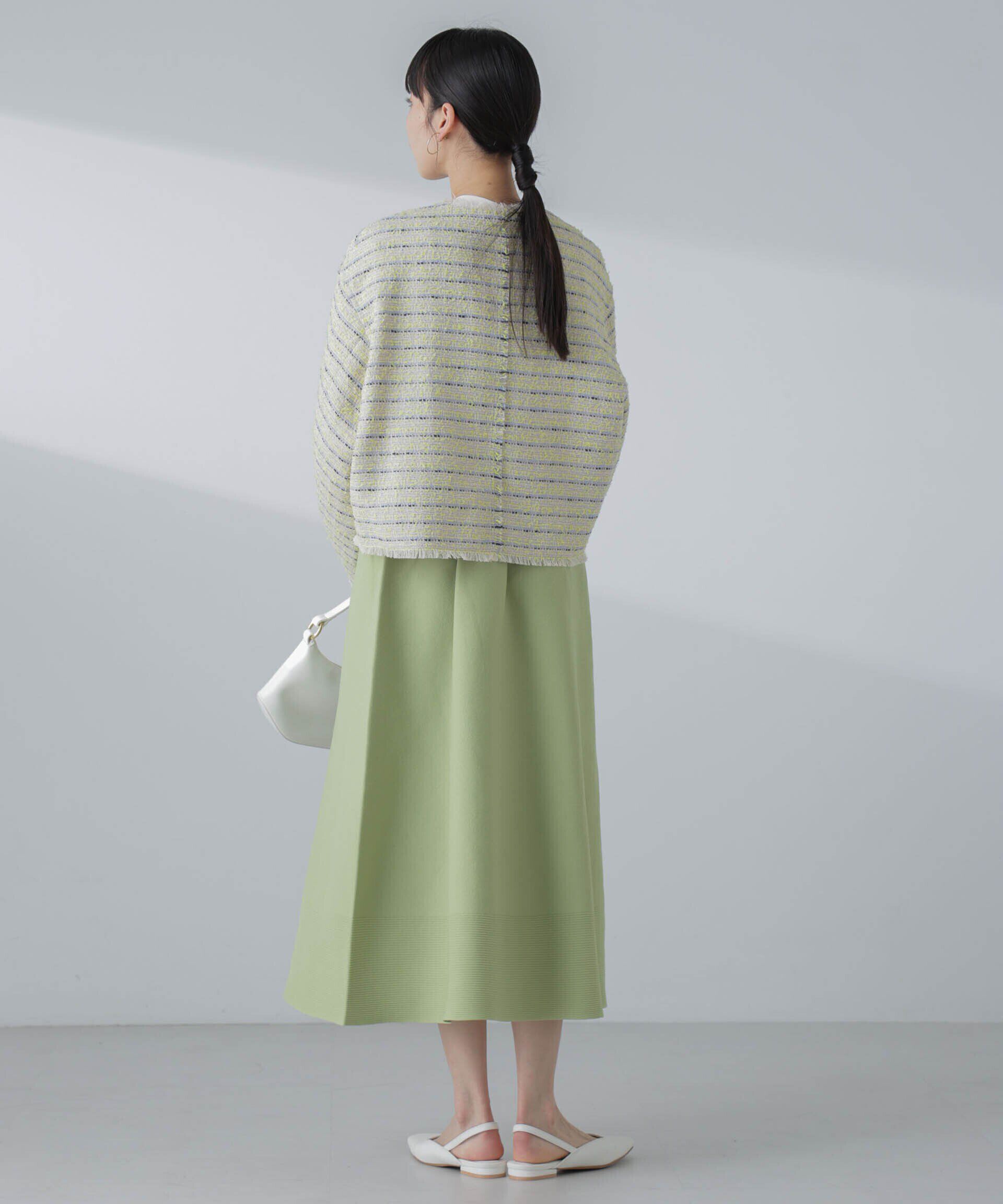 nano･universe「ギャザーフレアニットスカート（セットアップ可）」|スカート|