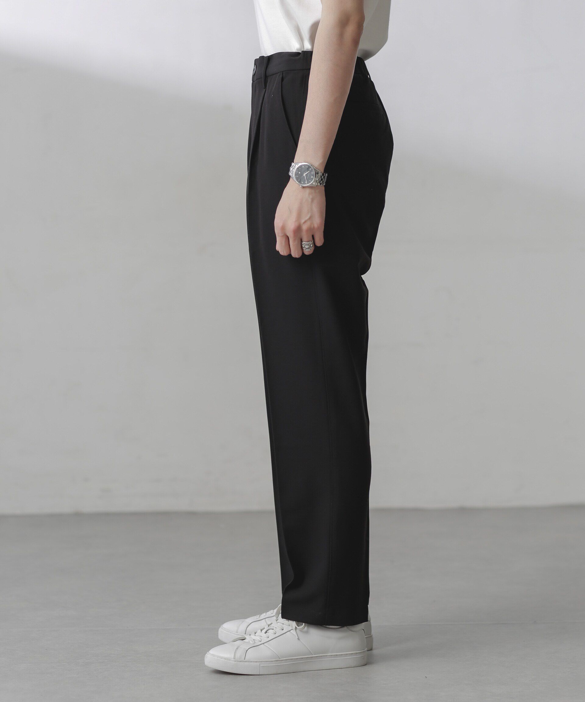 nano･universe「ALWAYS EASY ワンタックスラックス」|スラックス|