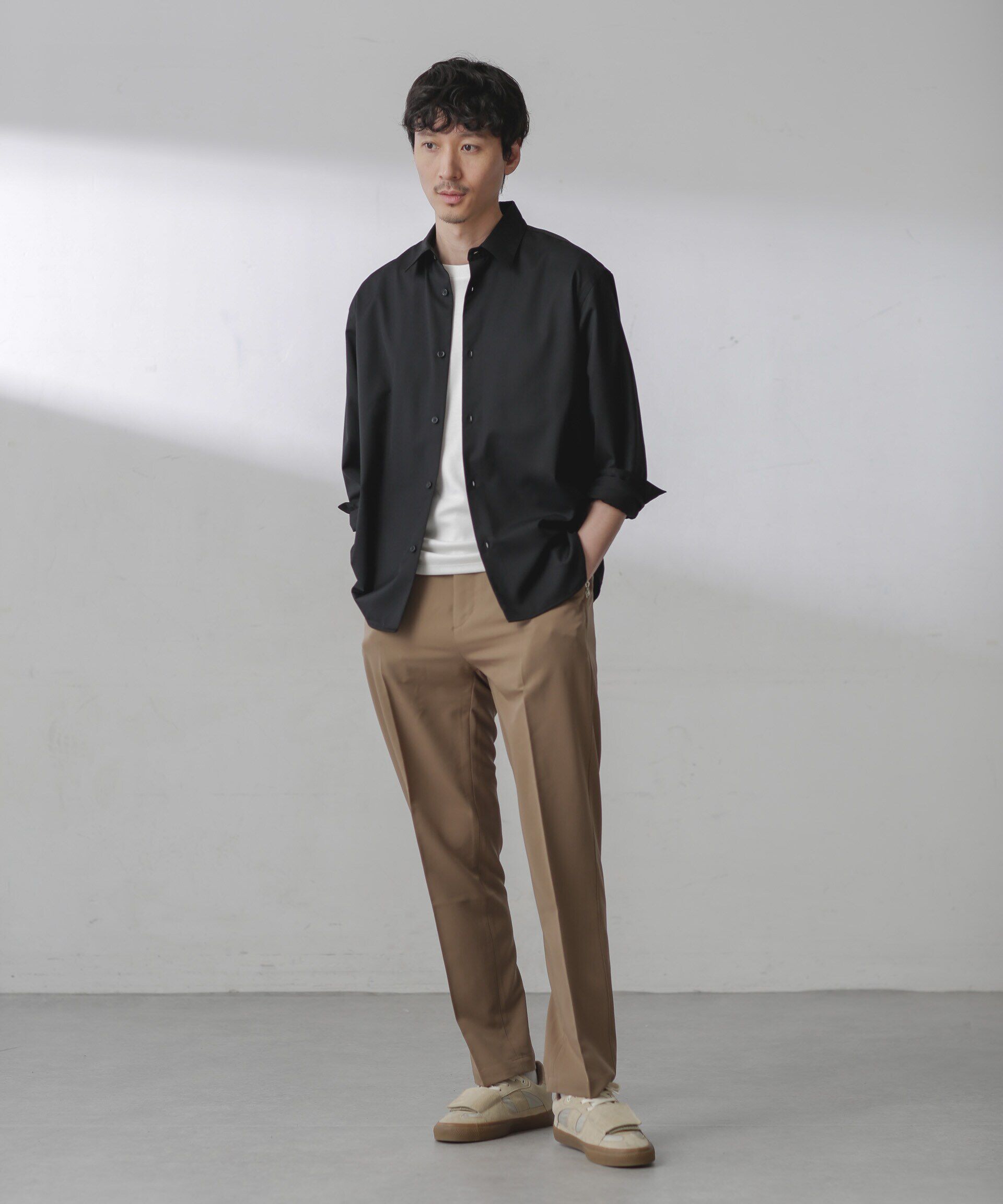 nano･universe「ALWAYS EASY ワンタックスラックス」|スラックス|