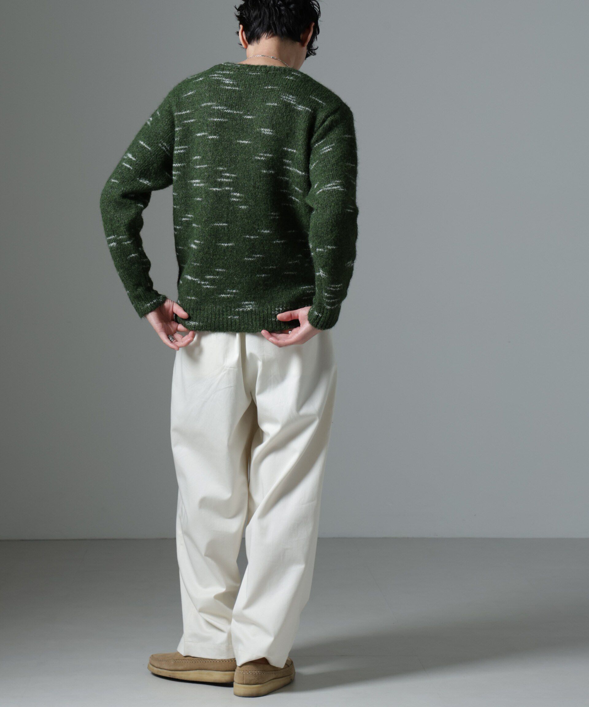 nano･universe「ノイズカモニット」|ニット・セーター|