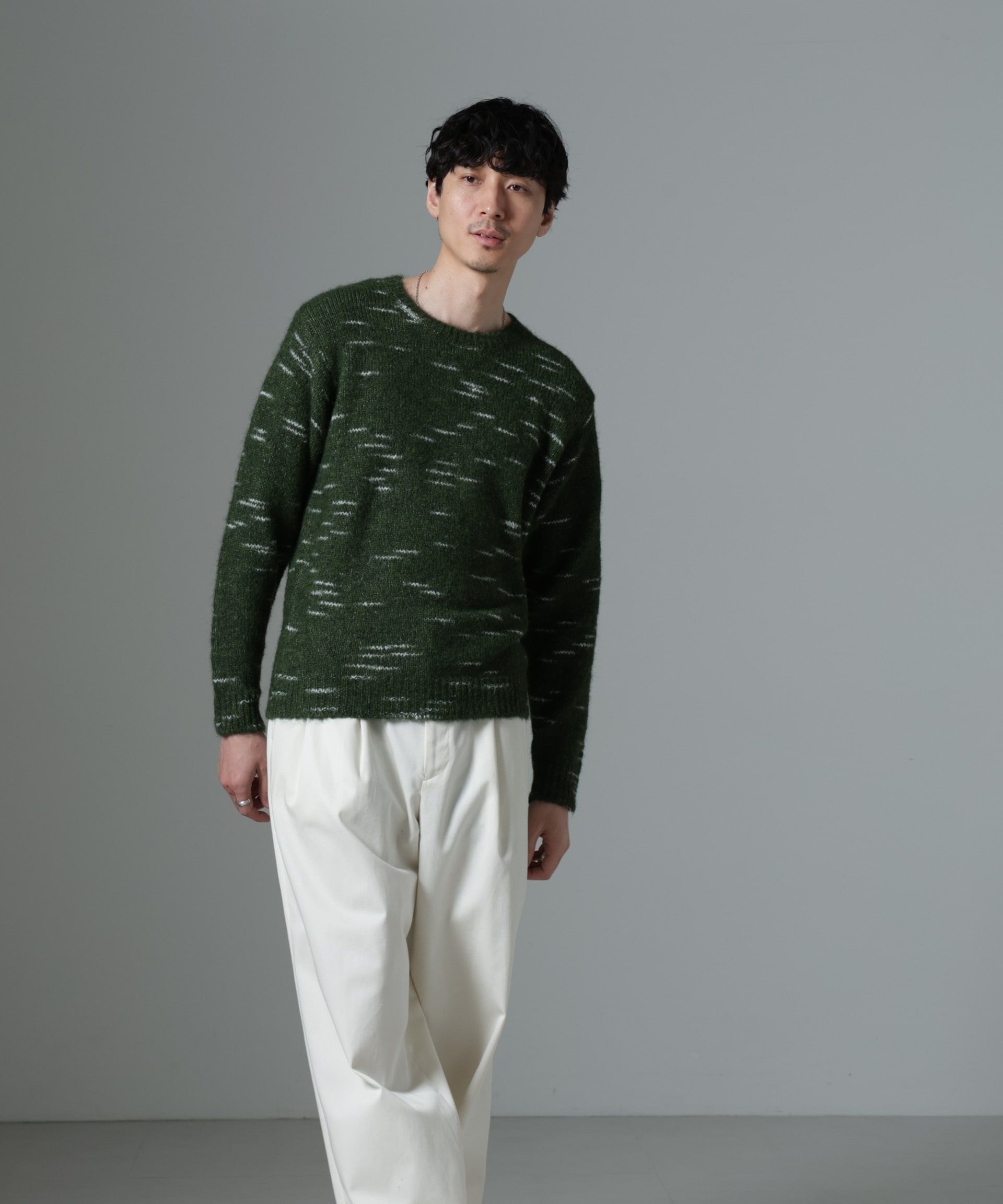 nano･universe「ノイズカモニット」|ニット・セーター|