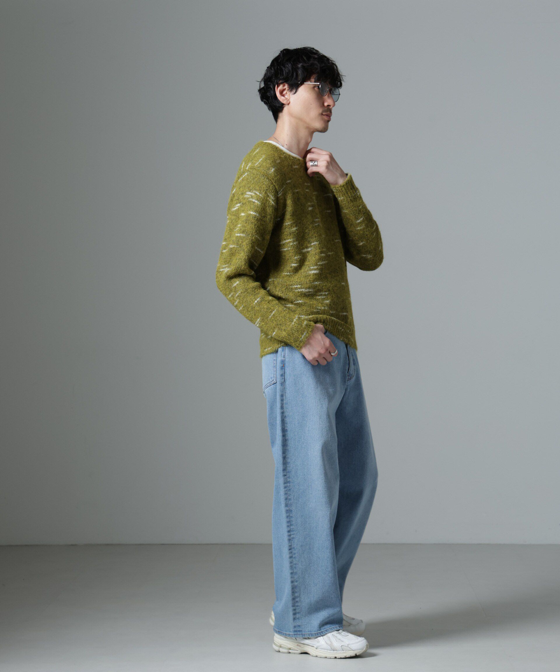 nano･universe「ノイズカモニット」|ニット・セーター|