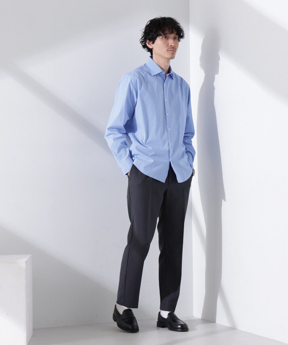 nano･universe「｢N shirt｣Anti Soaked(R) 汗染み防止セミワイドカラーシャツ長袖」|シャツ・ブラウス|