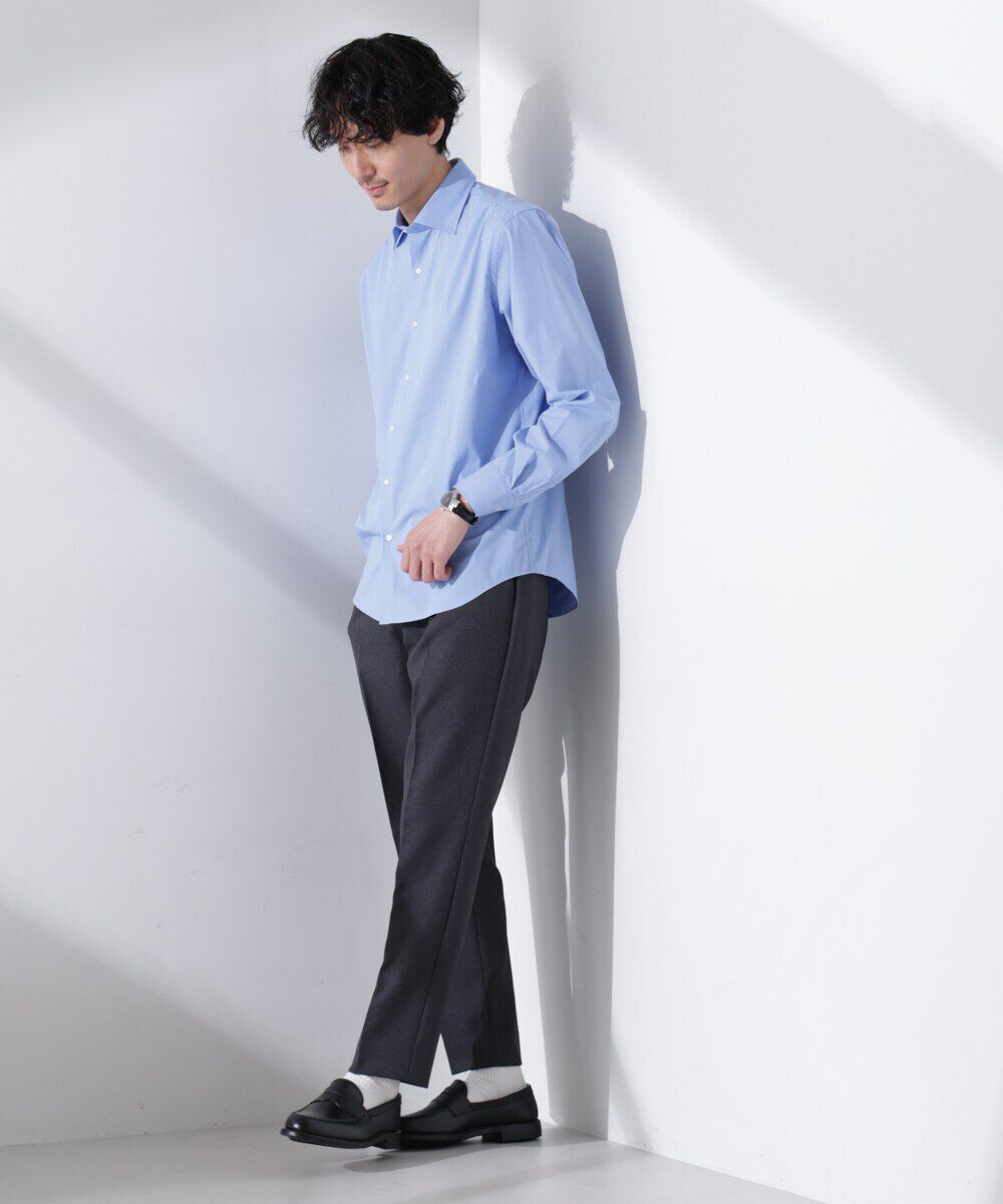 nano･universe「｢N shirt｣Anti Soaked(R) 汗染み防止セミワイドカラーシャツ長袖」|シャツ・ブラウス|