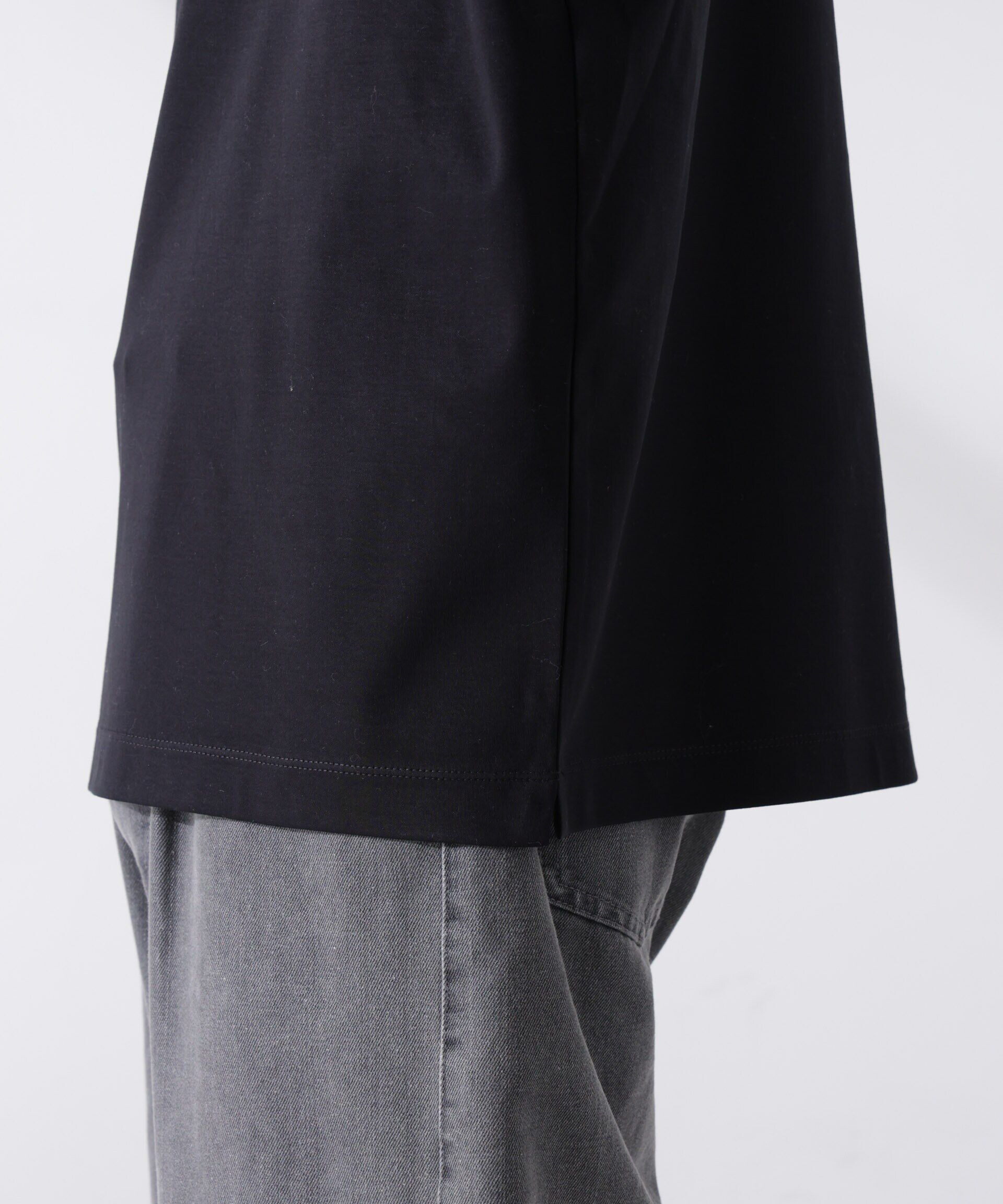 nano･universe「アンチスメル BIG クルーネックTシャツ 長袖」|Tシャツ・カットソー|