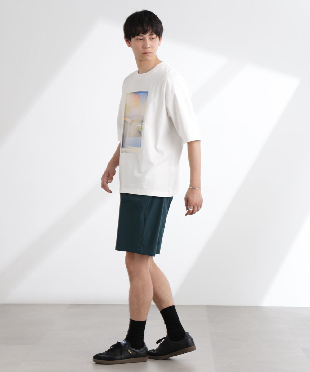 nano･universe「「MOFFISIE」1.0オリジナルプリント Tシャツ 半袖」|Tシャツ・カットソー|