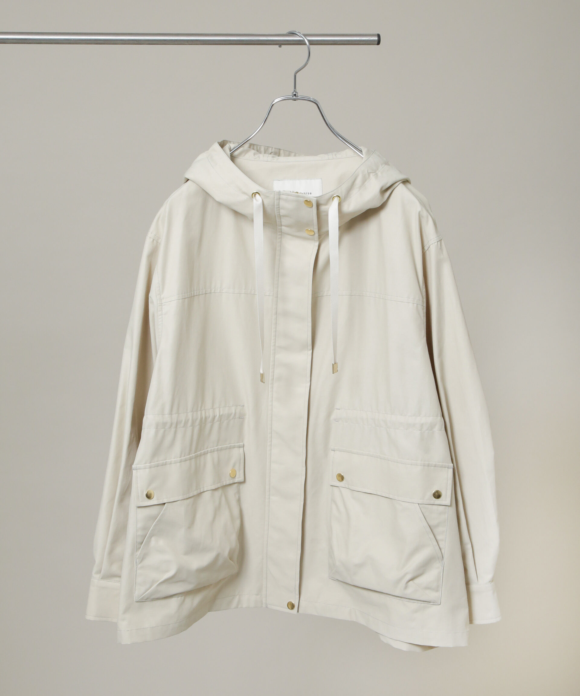 nano･universe「撥水フードブルゾン」|ブルゾン・スタジャン|