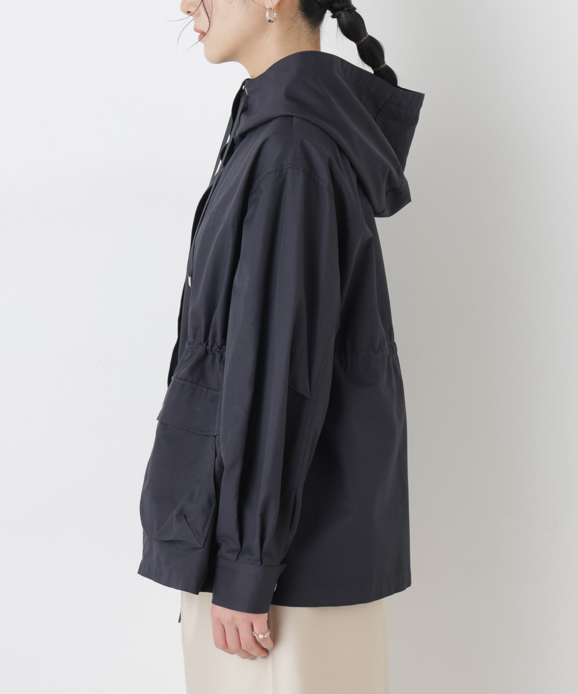 nano･universe「撥水フードブルゾン」|ブルゾン・スタジャン|