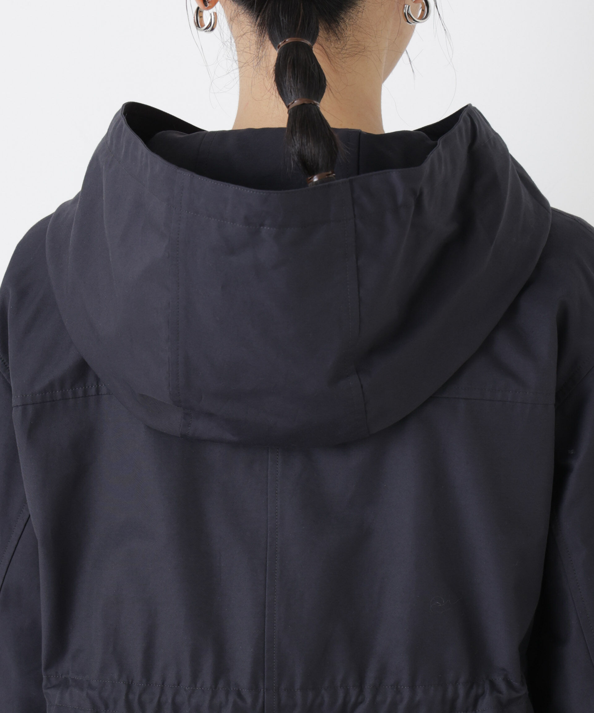 nano･universe「撥水フードブルゾン」|ブルゾン・スタジャン|