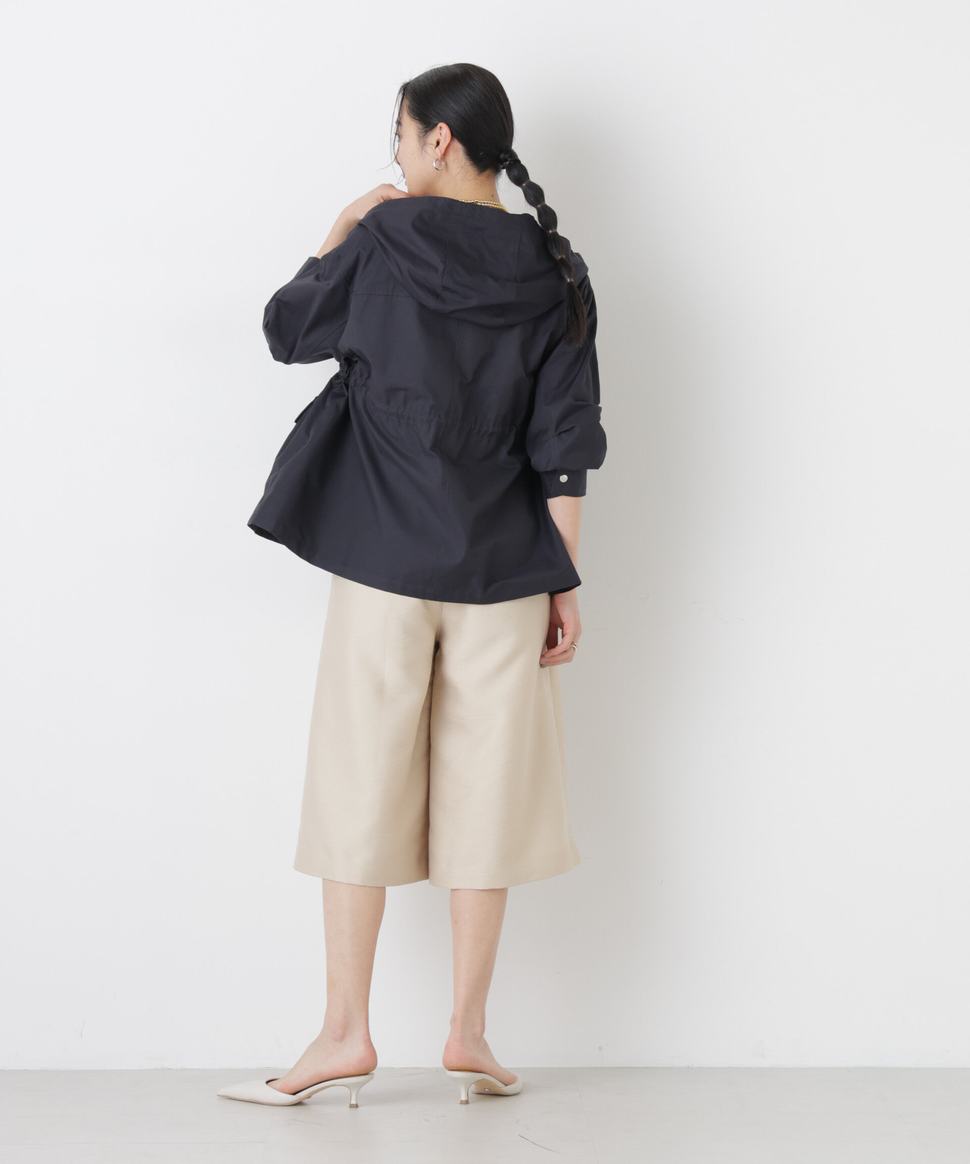 nano･universe「撥水フードブルゾン」|ブルゾン・スタジャン|