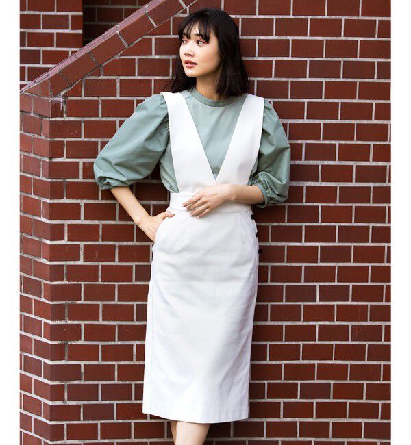 組曲「【2WAY】2WAYジャンパー スカート」|スカート|アイボリー系