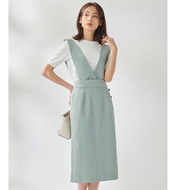 組曲「【2WAY】2WAYジャンパー スカート」|スカート|グリーン系