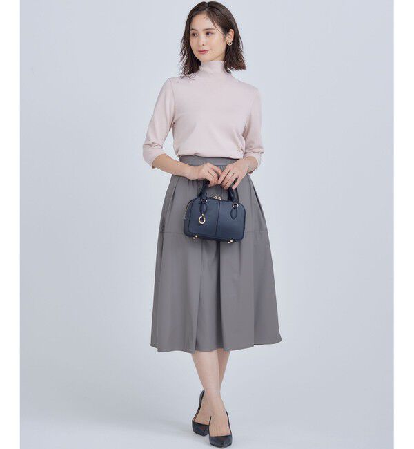 組曲「レザーライクライト タックギャザースカート」|スカート|