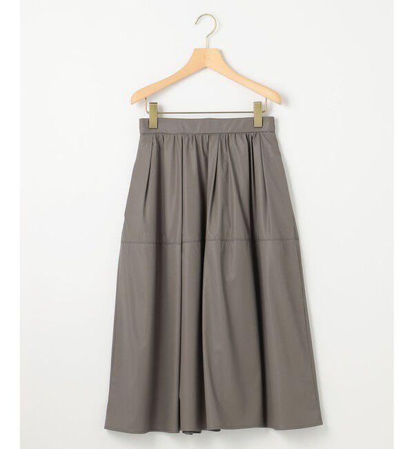 組曲「レザーライクライト タックギャザースカート」|スカート|