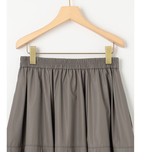 組曲「レザーライクライト タックギャザースカート」|スカート|