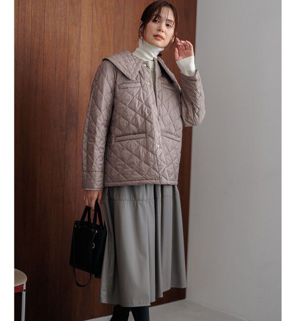 組曲「レザーライクライト タックギャザースカート」|スカート|