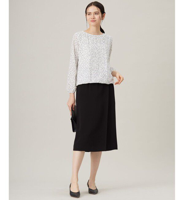 自由区「【セットアップ対応・洗える】トリアセダブルクロス スカート」|スカート|