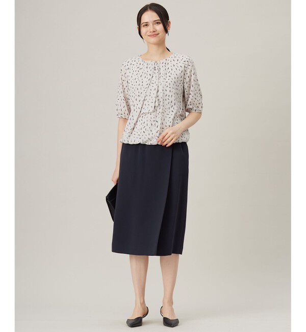 自由区「【セットアップ対応・洗える】トリアセダブルクロス スカート」|スカート|