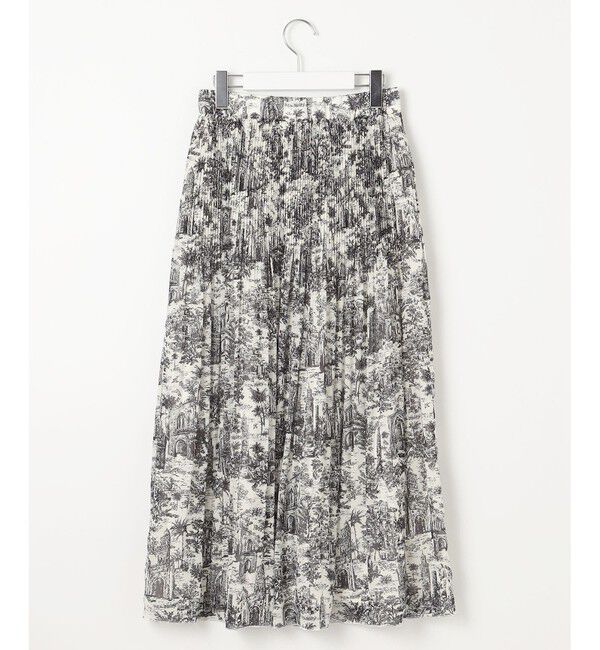 自由区「【カタログ掲載・洗える】ランドスケーププリント スカート」|スカート|