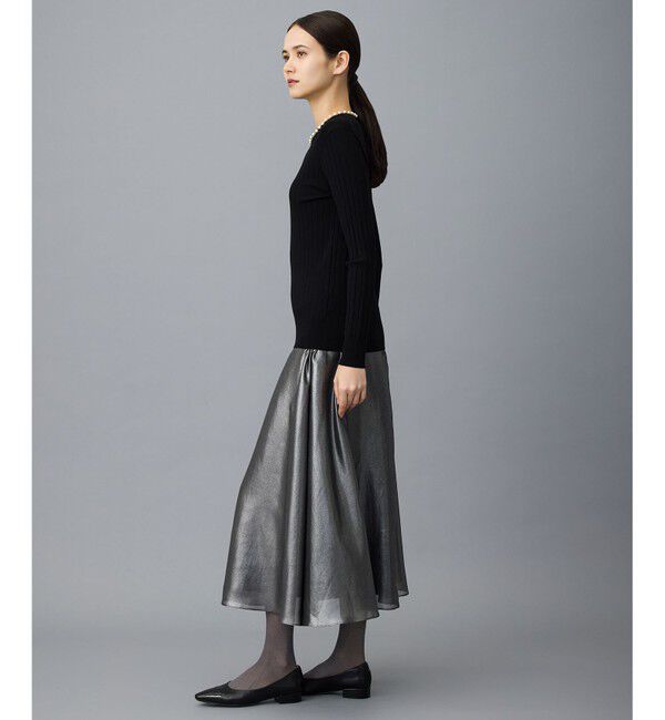 自由区「レーヨンストレッチリブインナー ニット」|ニット・セーター|