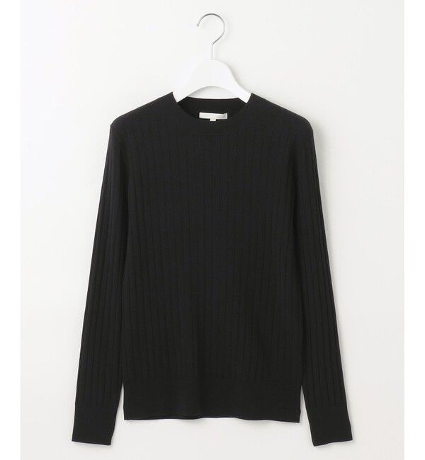 自由区「レーヨンストレッチリブインナー ニット」|ニット・セーター|