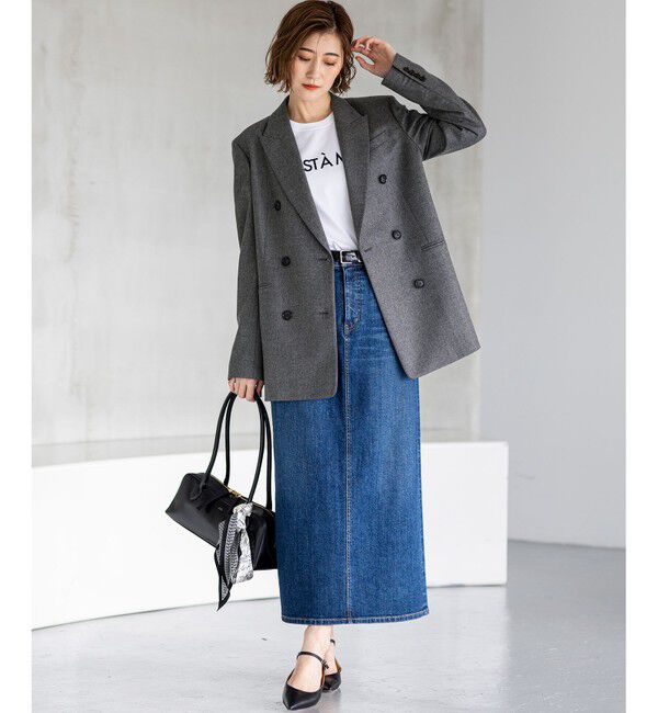 23区「【Oggi3月号掲載/新色追加/洗える】23区DENIM ストレッチ デニムスカート」|スカート|