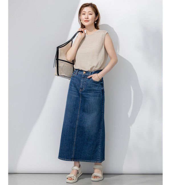 23区「【Oggi3月号掲載/新色追加/洗える】23区DENIM ストレッチ デニムスカート」|スカート|