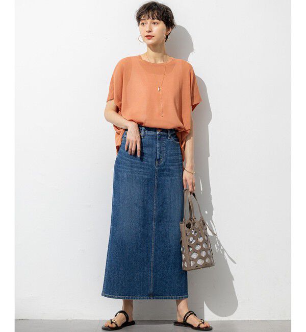 23区「【Oggi3月号掲載/新色追加/洗える】23区DENIM ストレッチ デニムスカート」|スカート|