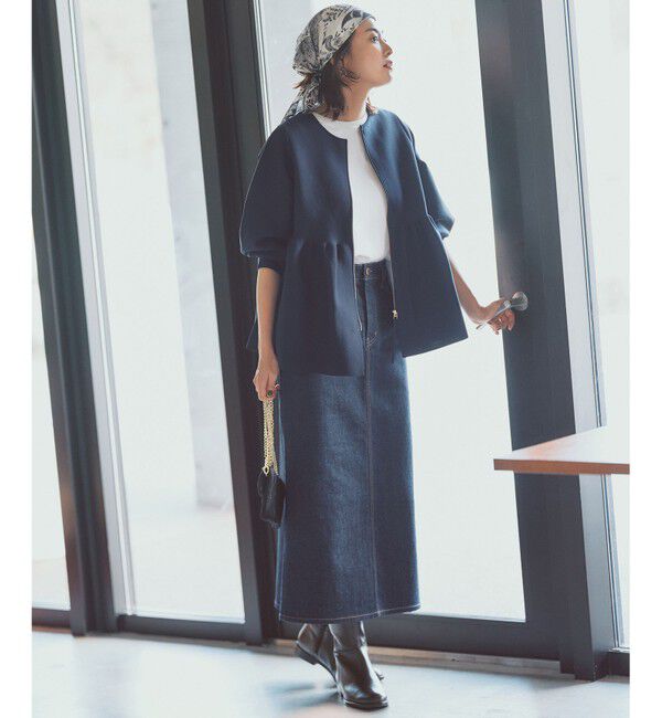 23区「【Oggi3月号掲載/新色追加/洗える】23区DENIM ストレッチ デニムスカート」|スカート|