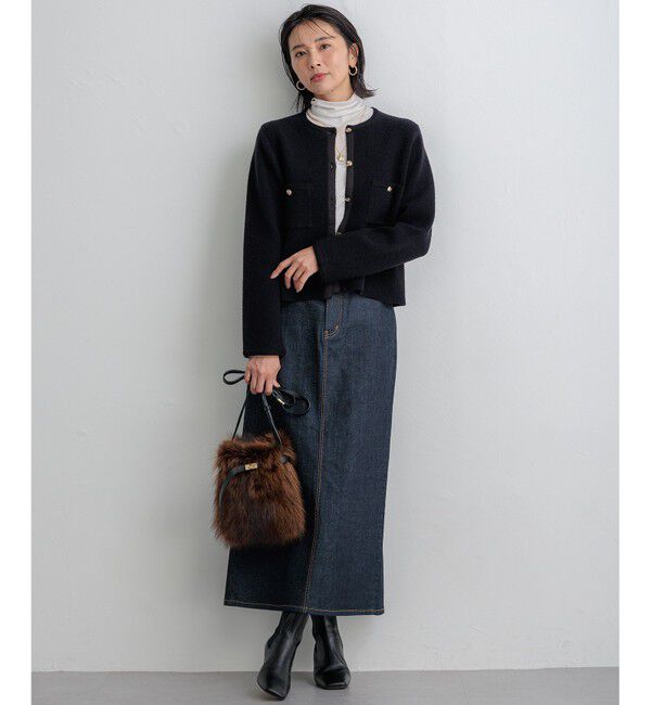 23区「【Oggi3月号掲載/新色追加/洗える】23区DENIM ストレッチ デニムスカート」|スカート|