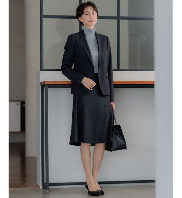 23区「【セットアップ対応】ラフィーネウール フレア スカート」|スカート|