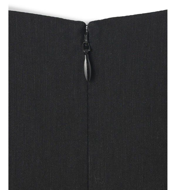 23区「【洗える】リネンレーヨンストレッチ スクエアネック オールインワン」|オールインワン|