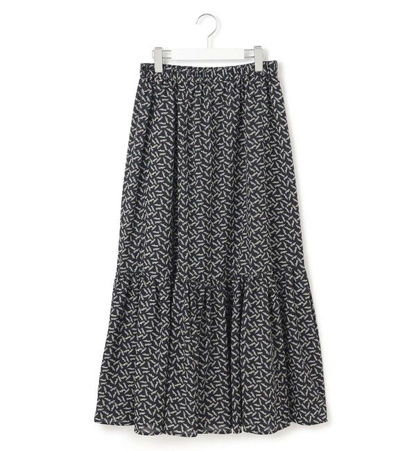 23区「【洗える】エスパドリーユプリント ティアード スカート」|スカート|