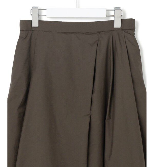 23区「【洗える】ナイロンコットンポプリン タック スカート」|スカート|