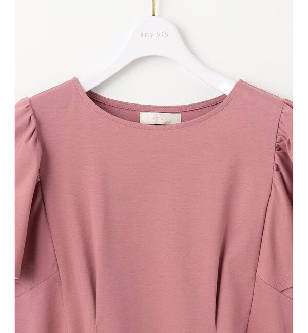 ANY SIS「【接触冷感】美人 フリルスリーブ カットソー」|Tシャツ・カットソー|