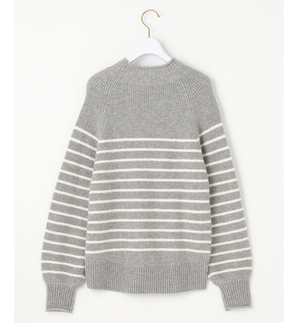 any SiS「【洗える】ハイネックボーダー ニット」|ニット・セーター|