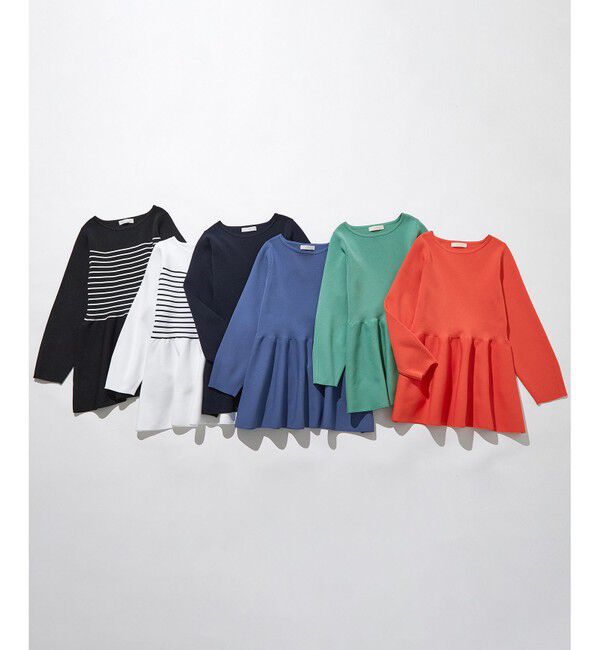 ANY SIS「【洗える】スポンディッシュペプラム ニット」|ニット・セーター|