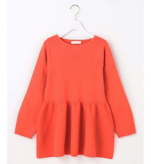 ANY SIS「【洗える】スポンディッシュペプラム ニット」|ニット・セーター|