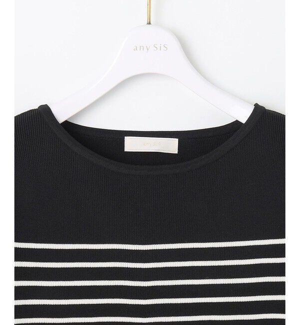 ANY SIS「【洗える】スポンディッシュペプラム ニット」|ニット・セーター|