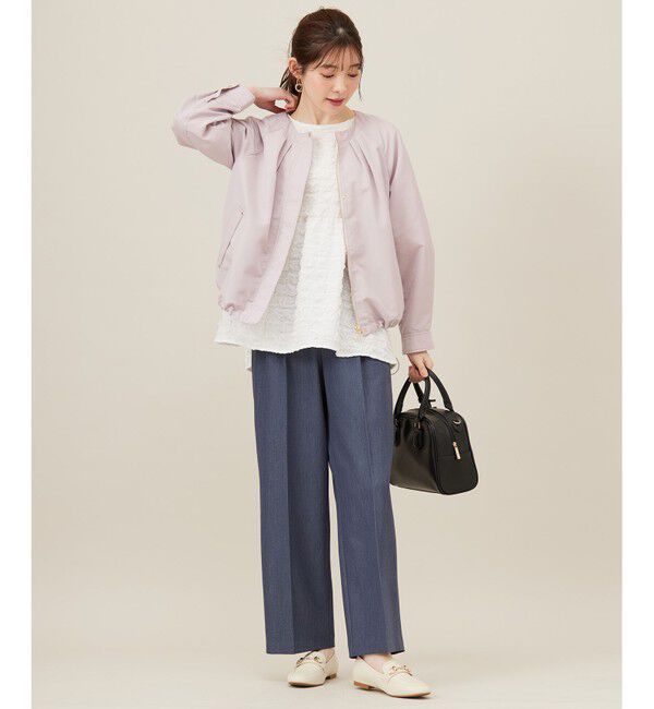 ANY SIS「【洗える】ワッフルライクフクレジャカード チュニック」|Tシャツ・カットソー|