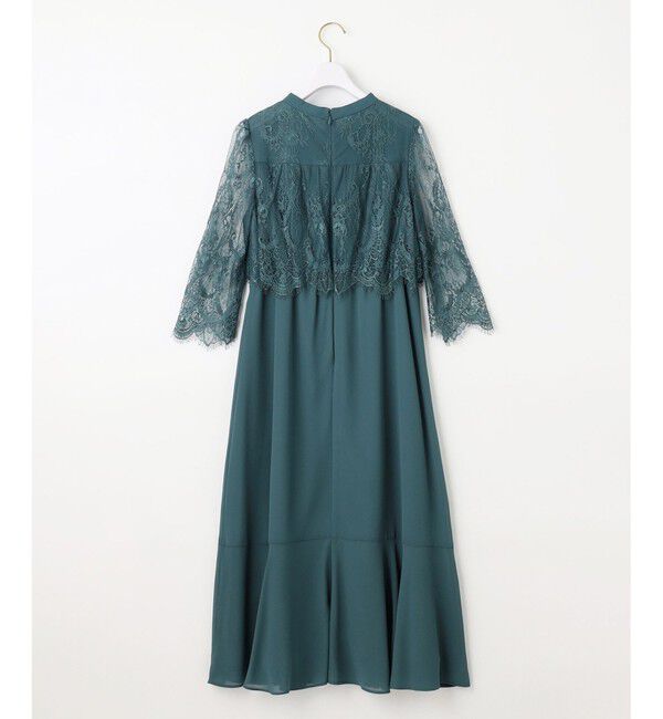 any SiS「【洗える】レーシーケープ ドレス」|ドレス|