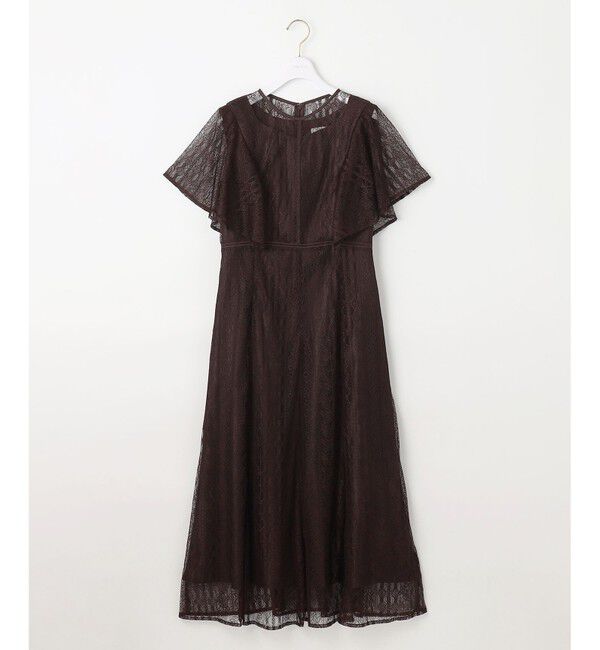 ANY SIS「【洗える】ストライプレーシー ドレス」|ドレス|