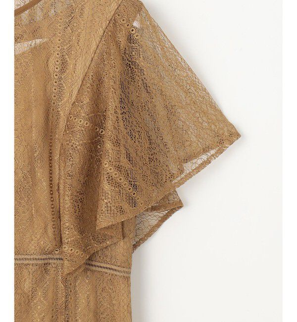 ANY SIS「【洗える】ストライプレーシー ドレス」|ドレス|