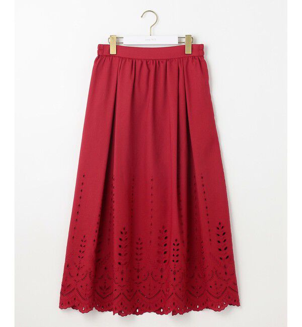 ANY SIS「【洗える】カットワークエンブロイダリー スカート」|スカート|