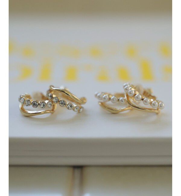 ANY SIS「2連フープ イヤリング」|イヤリング|